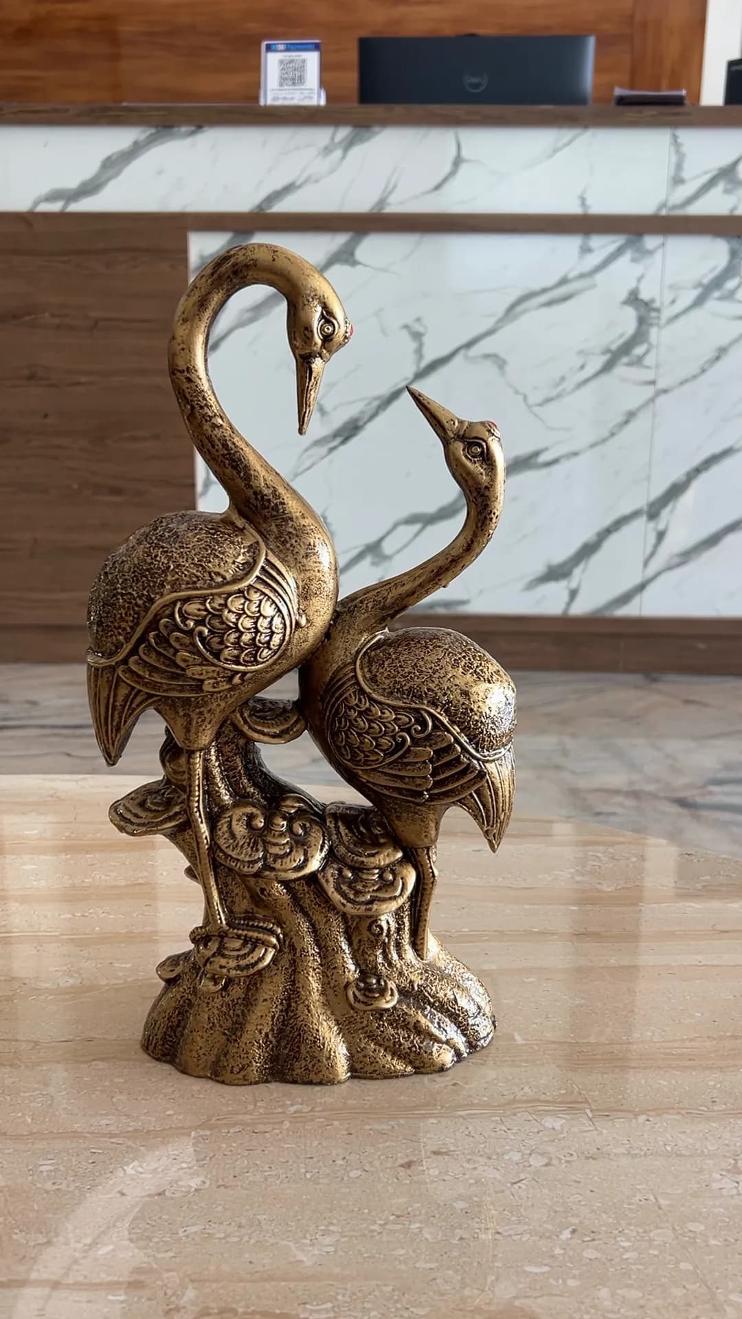Decorative sculpture inside Jay Mahal Hotel & Resort
